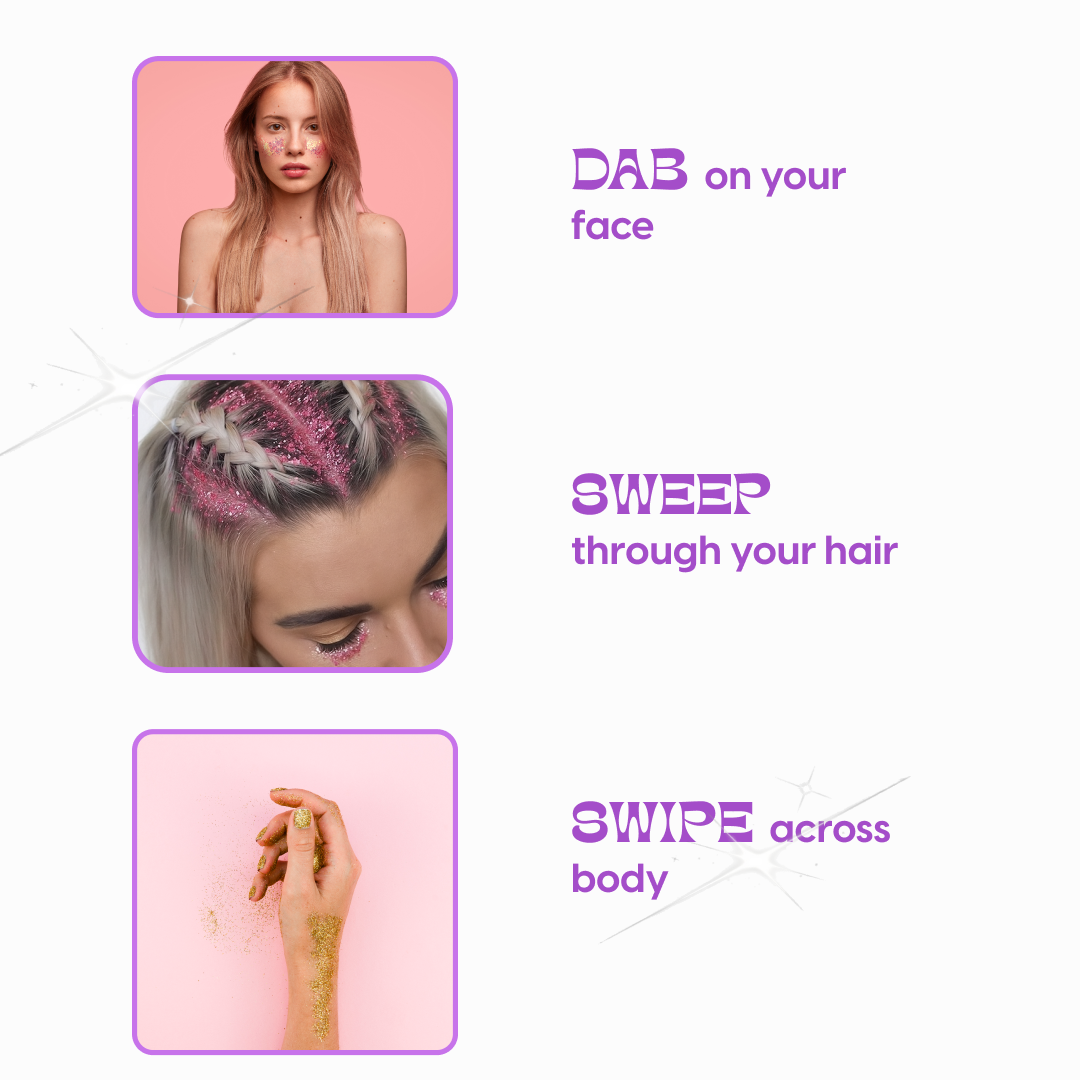 Sparkle Party Hair and Body Gel