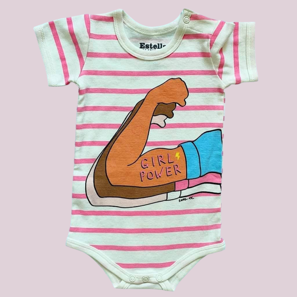 Girl Power Organic Baby Onesie