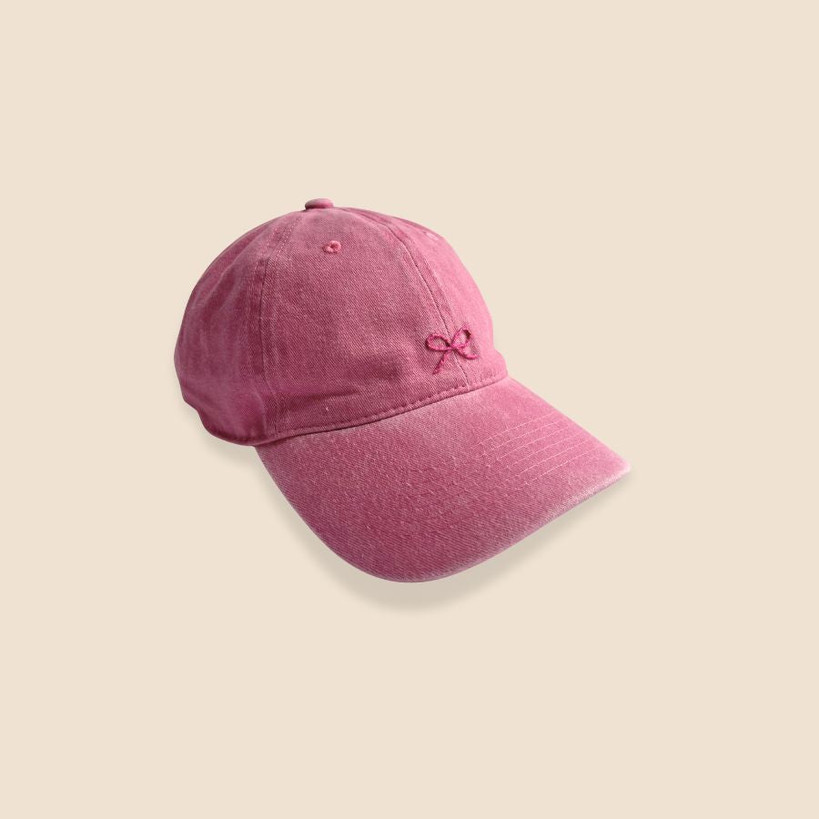 Hand Embroidered Bow Hats