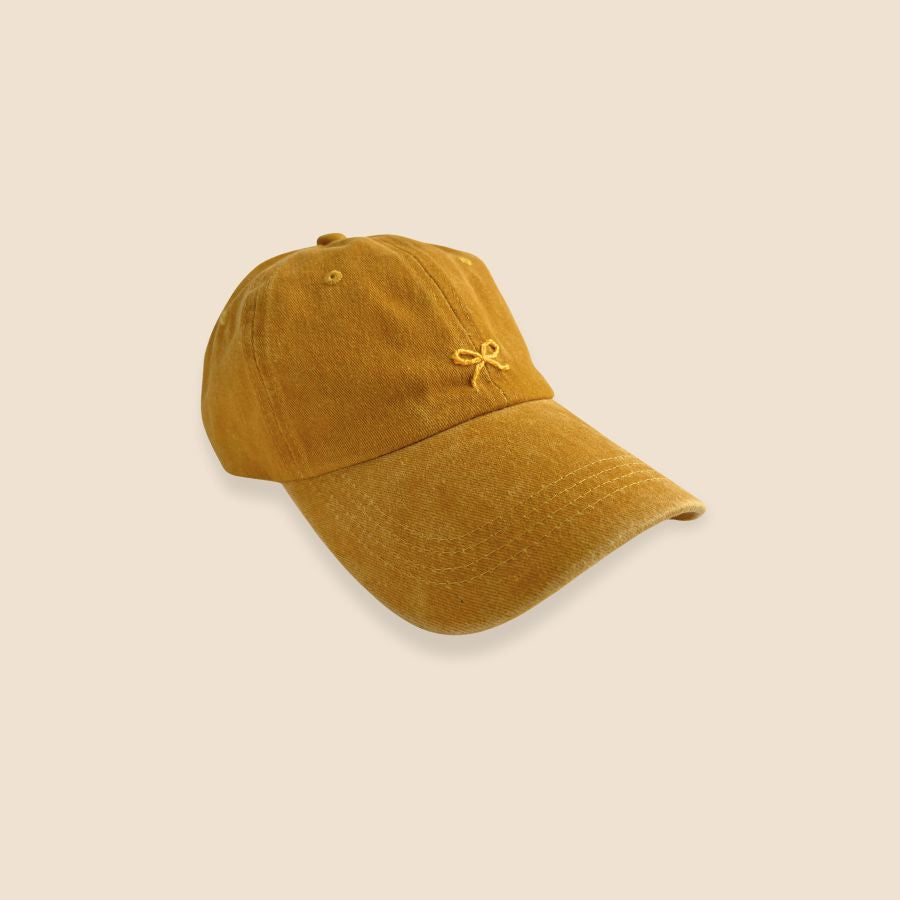 Hand Embroidered Bow Hats