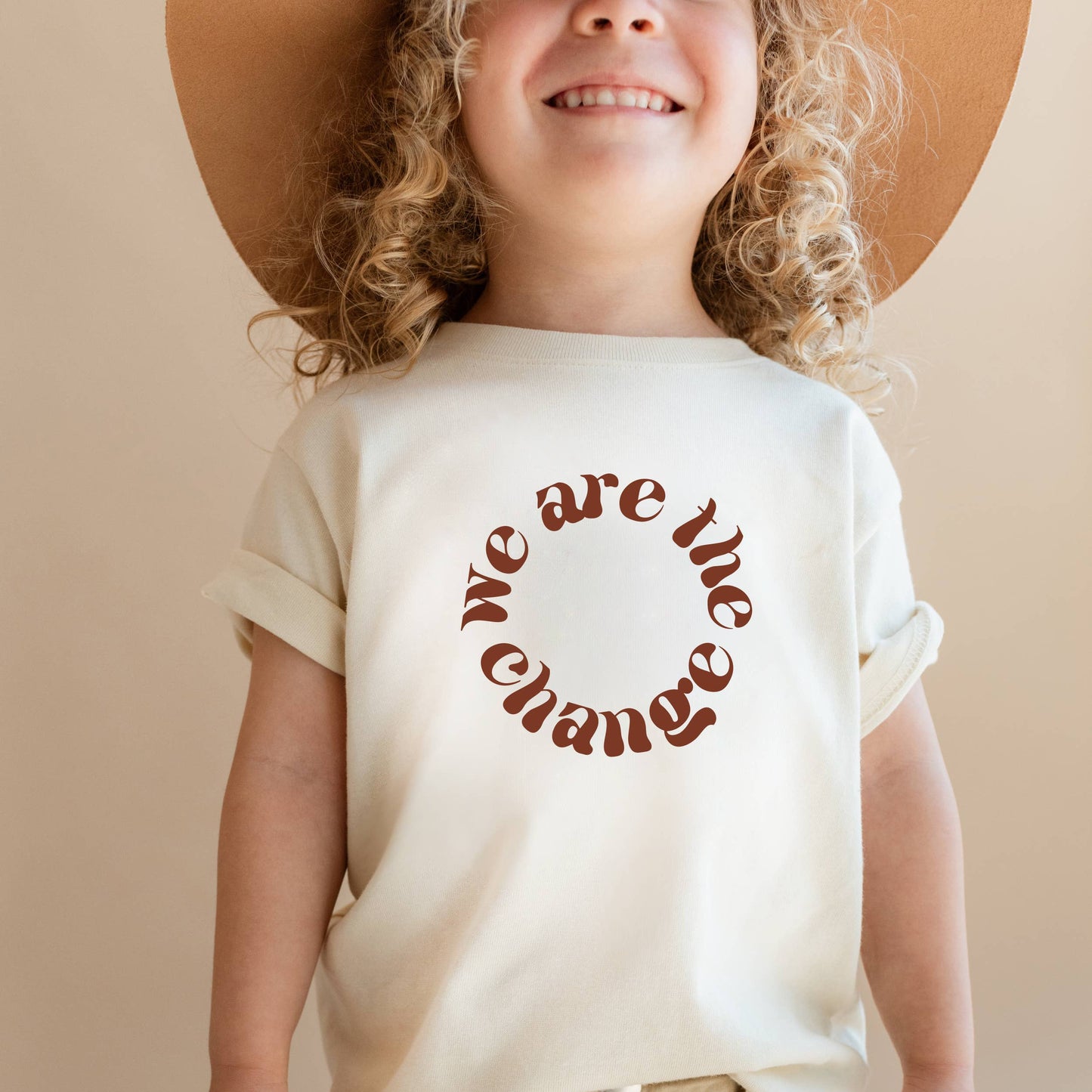 We Are The Change Organic Kids Tee