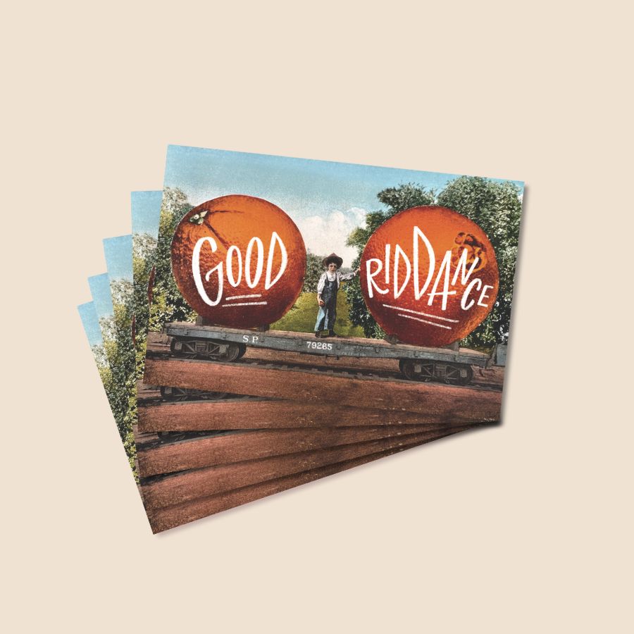 "Good Riddance" Postcard