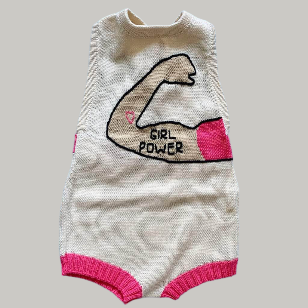 Organic Baby Romper Sleeveless Knit