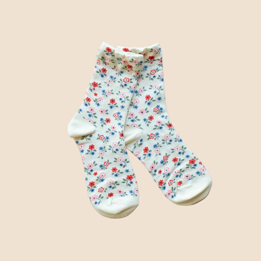 Garden Party Floral Socks