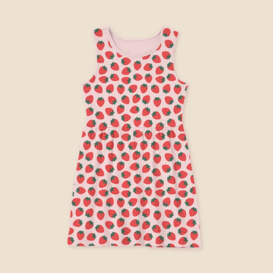 Strawberry Fields Bamboo Twirl Dress