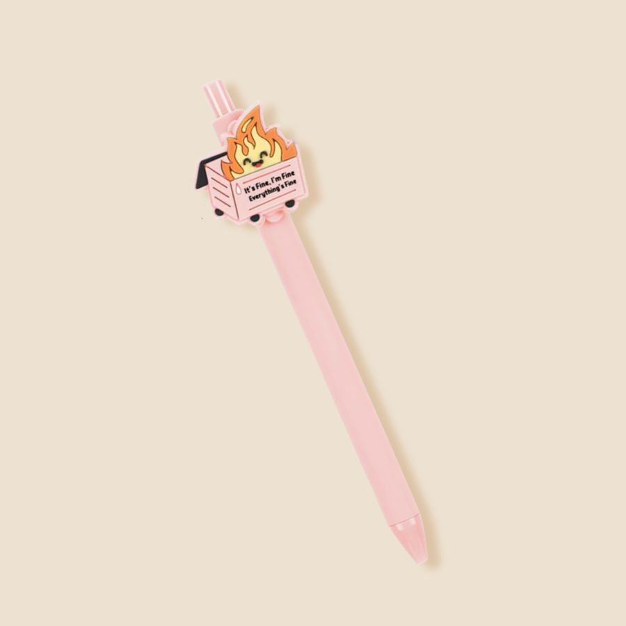 Pink Dumpster Fire Pen