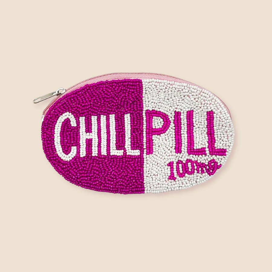 Chill Pill Clutch Purse