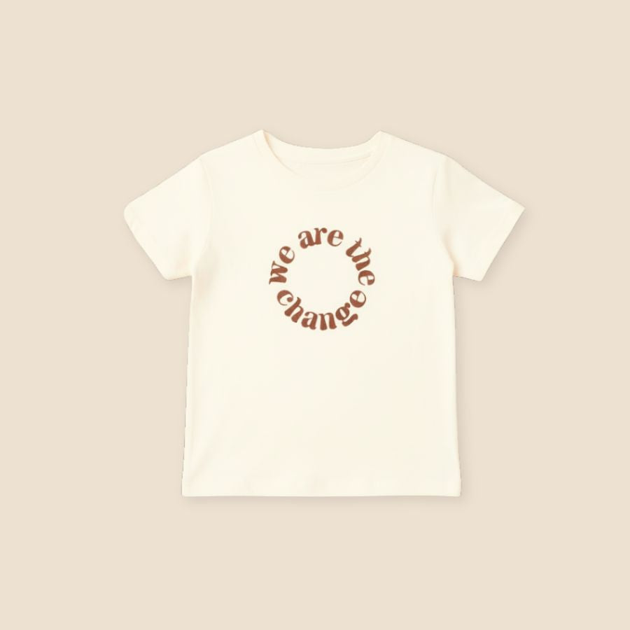 We Are The Change Organic Kids Tee