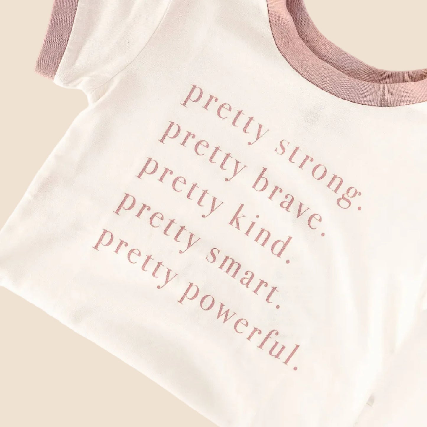 Pretty Brave Kids Ringer Tee *Pre-Order*