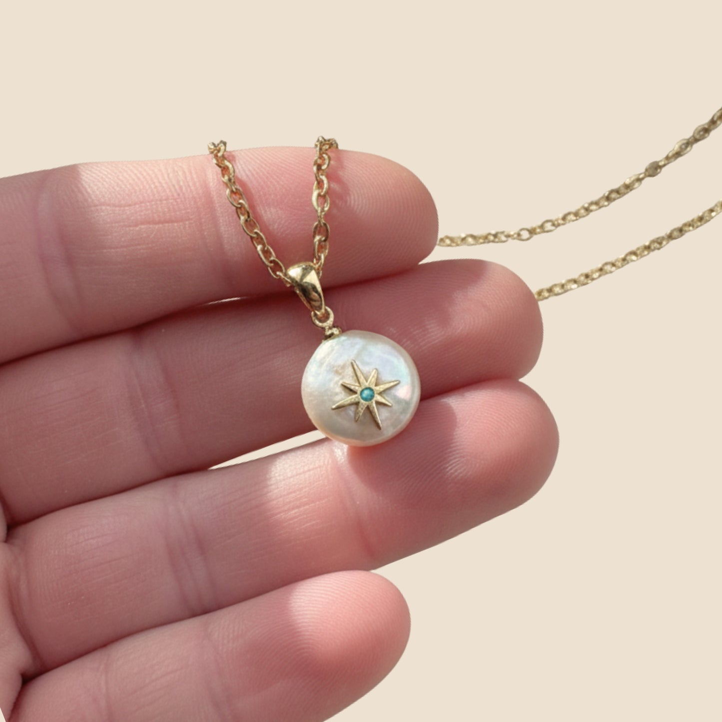 Starburst Pearl Necklace