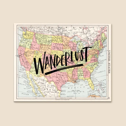 HLOS Wanderlust Pinnable Travel Map