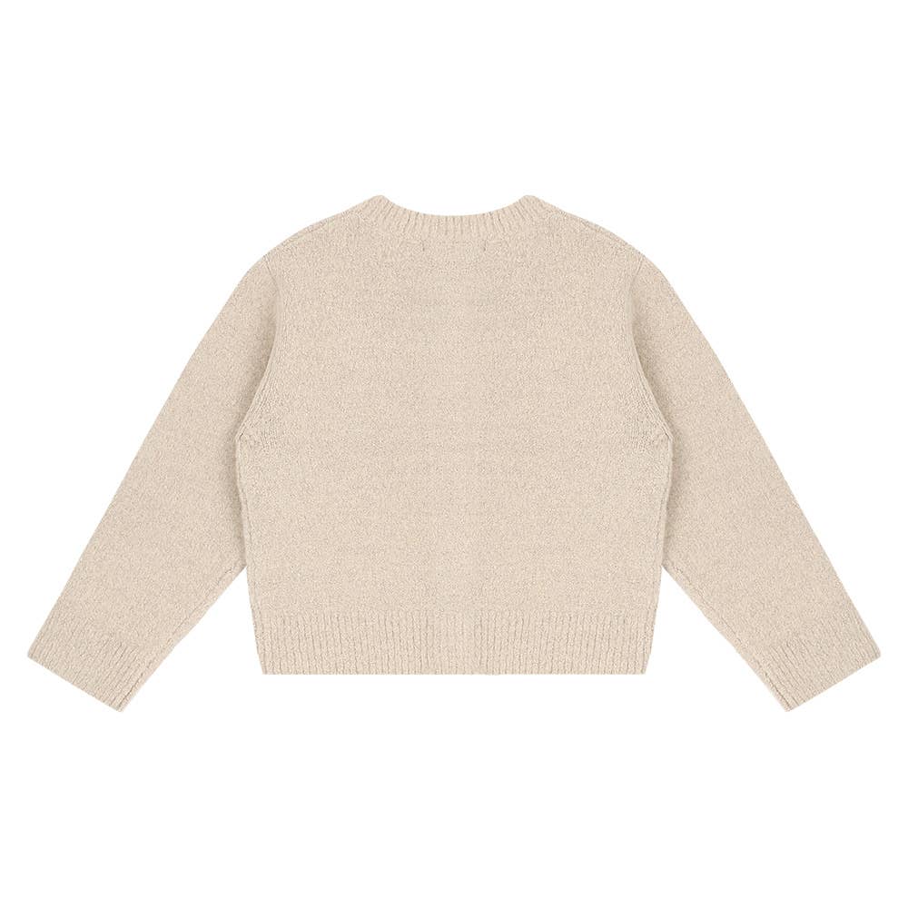 Blooming Flowers Kids’ Knit Cardigan