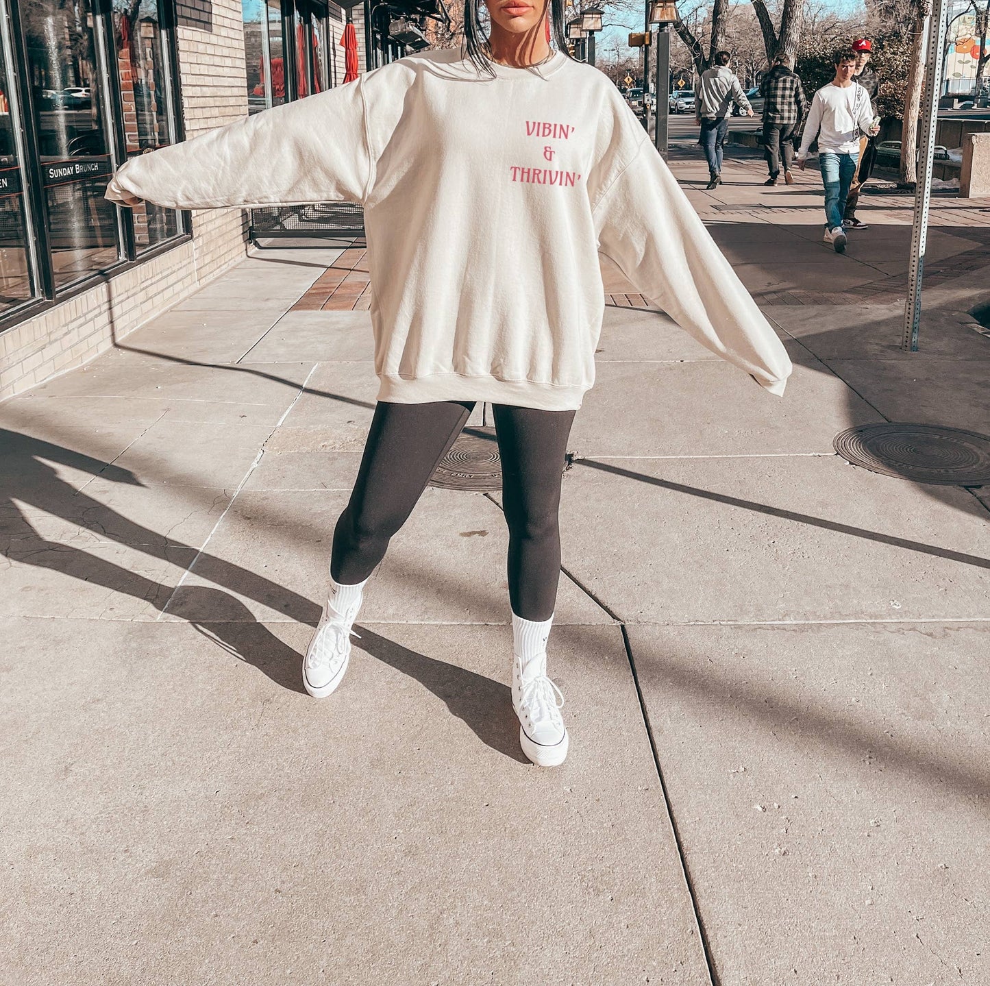 Vibe and Thrive Crewneck