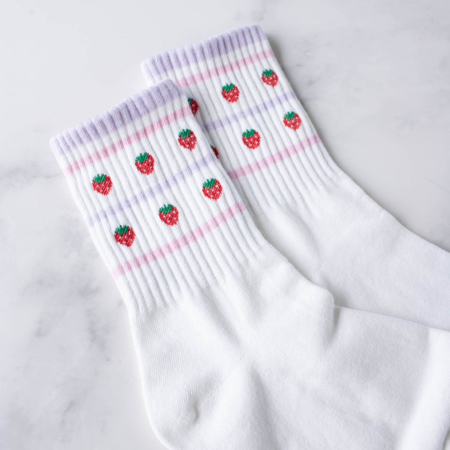 Strawberry Stripes Socks