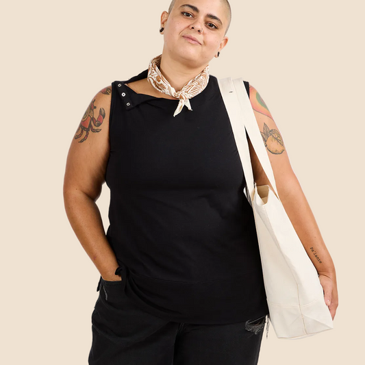 Women’s Black Chemotherapy Tank Top