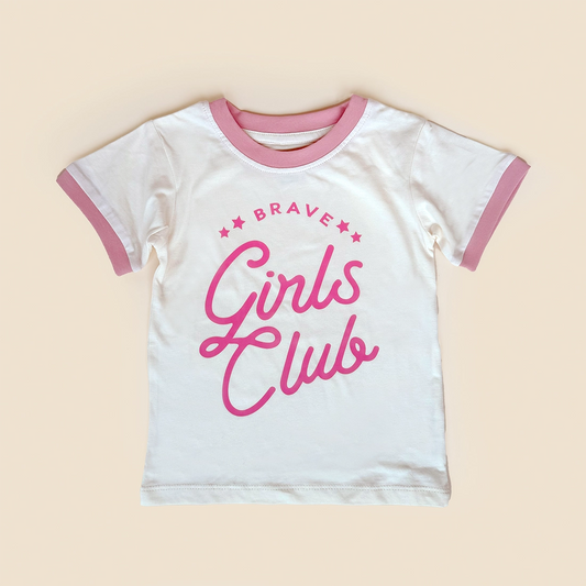 *New* Brave Girls Club Organic Kid's Tee