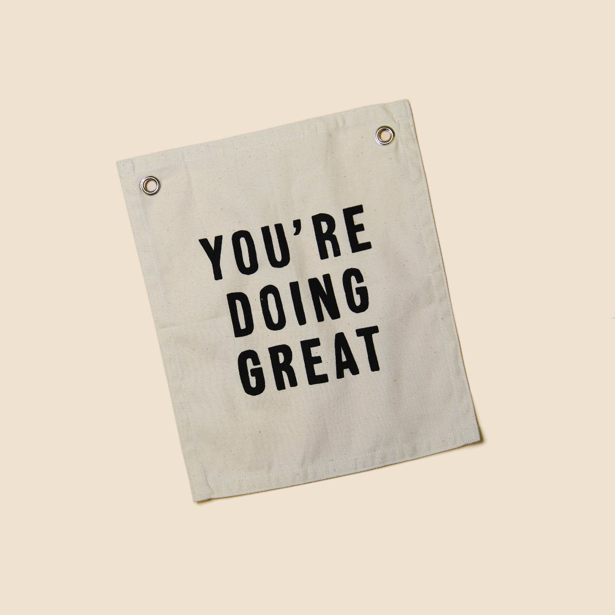 You're Doing Great Canvas Banner