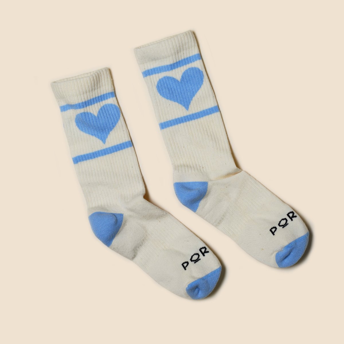 Portt Baby Blue Heart Socks