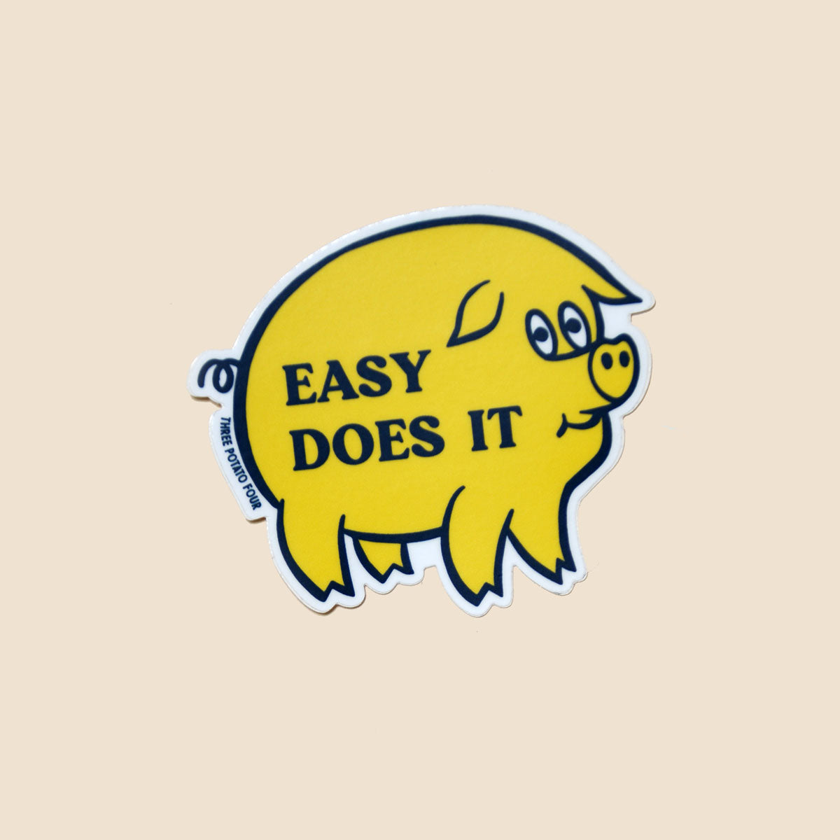 Easy Does It Sticker