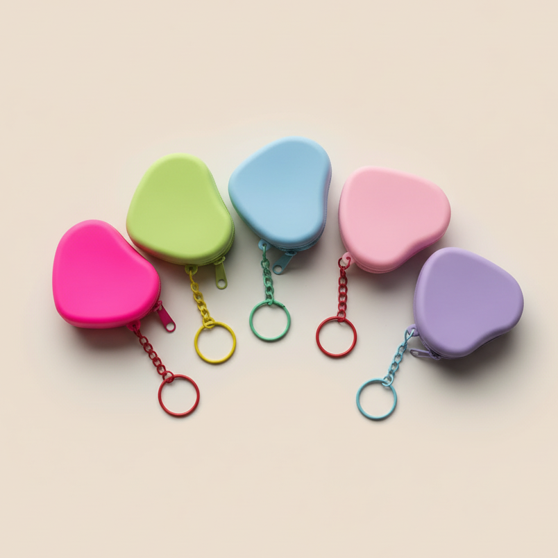 Colorful Heart Coin Purse
