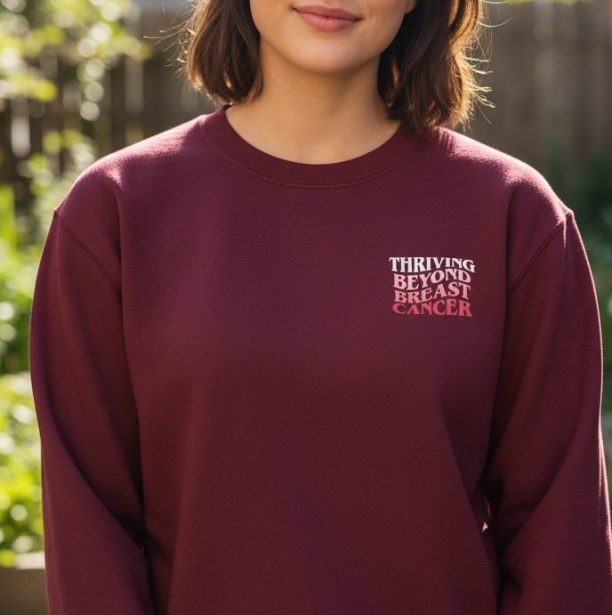 Limited Edition: Thriving Wavy Logo Sweatshirt