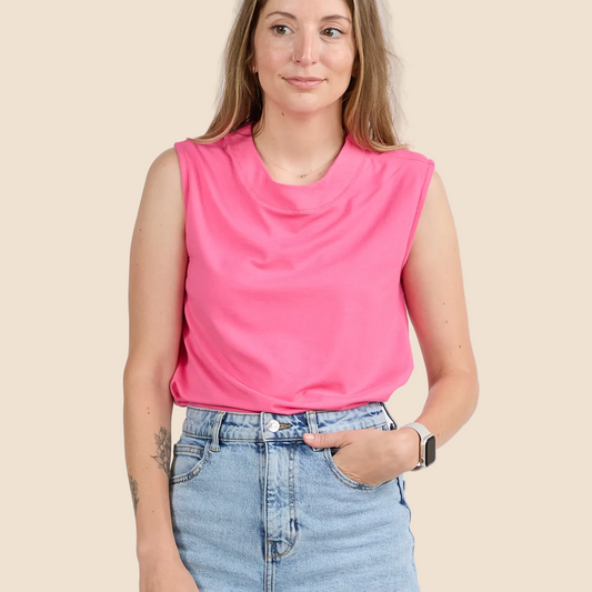 Women’s Pink Chemotherapy Tank Top