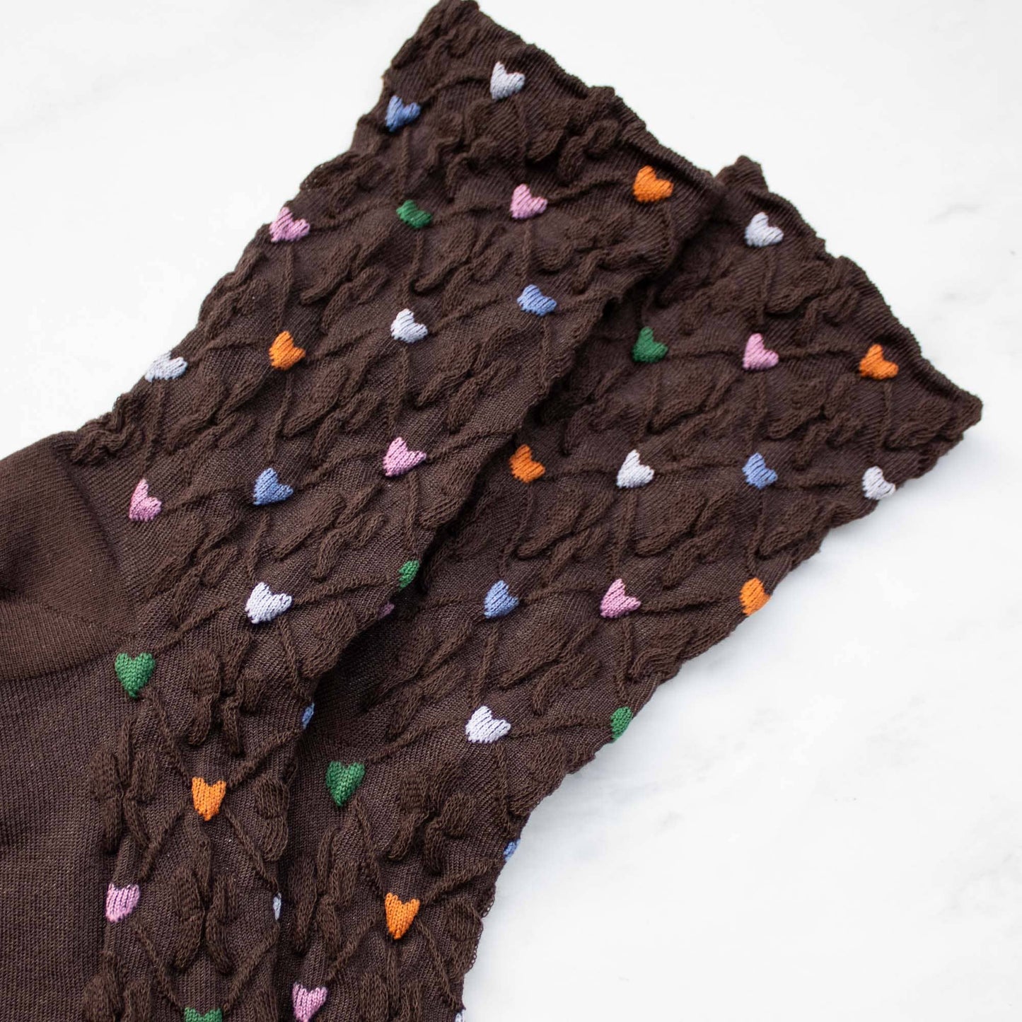 Rainbow Heart Socks