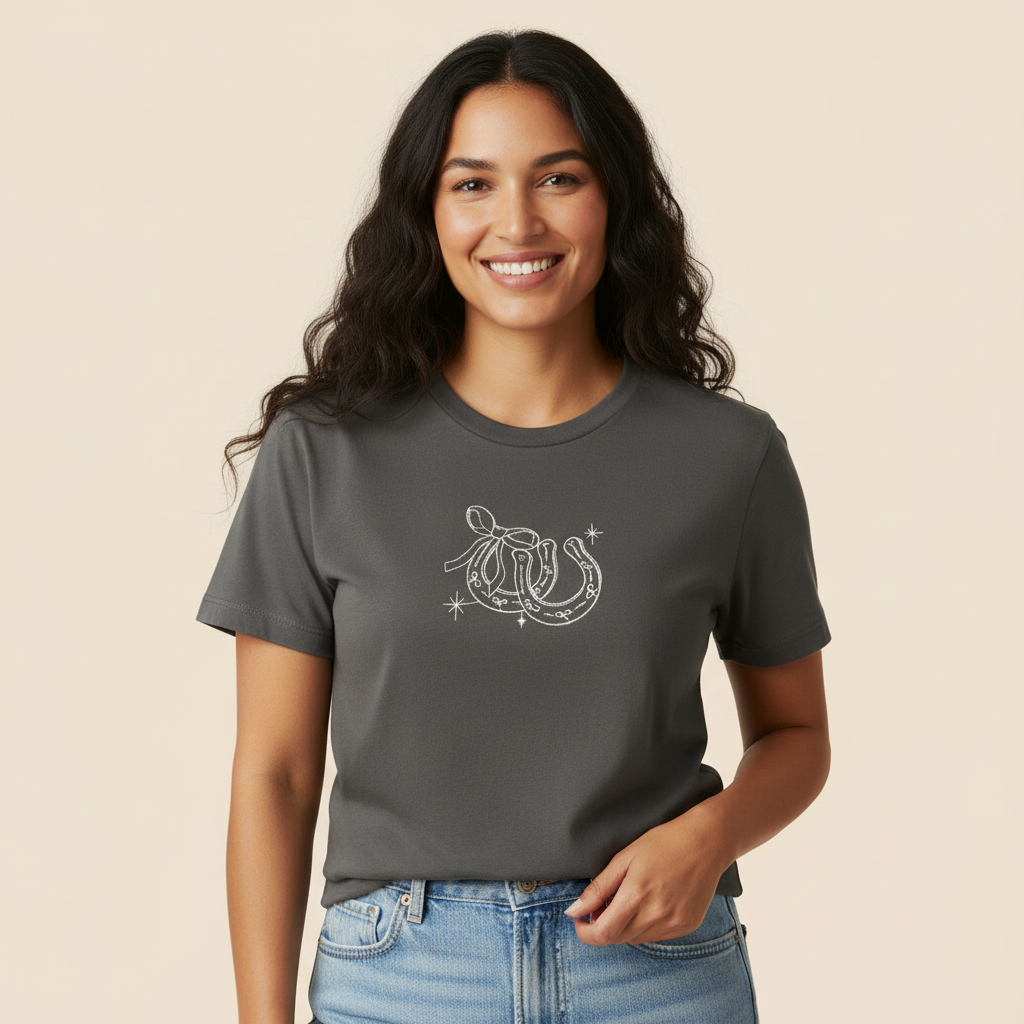 Lucky Charm Embroidered Tee