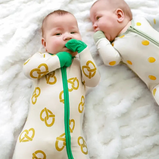Pretzel Party Bamboo Baby Sleeper