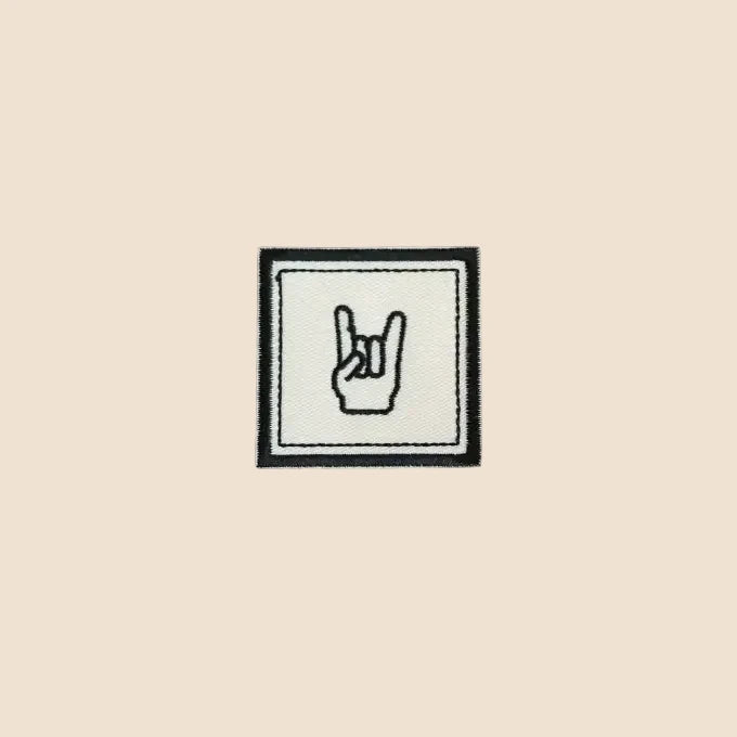 Rock on Iron-on Patch