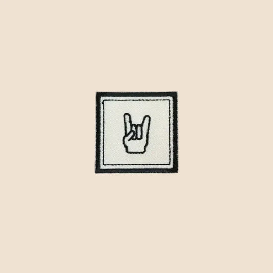 Rock on Iron-on Patch