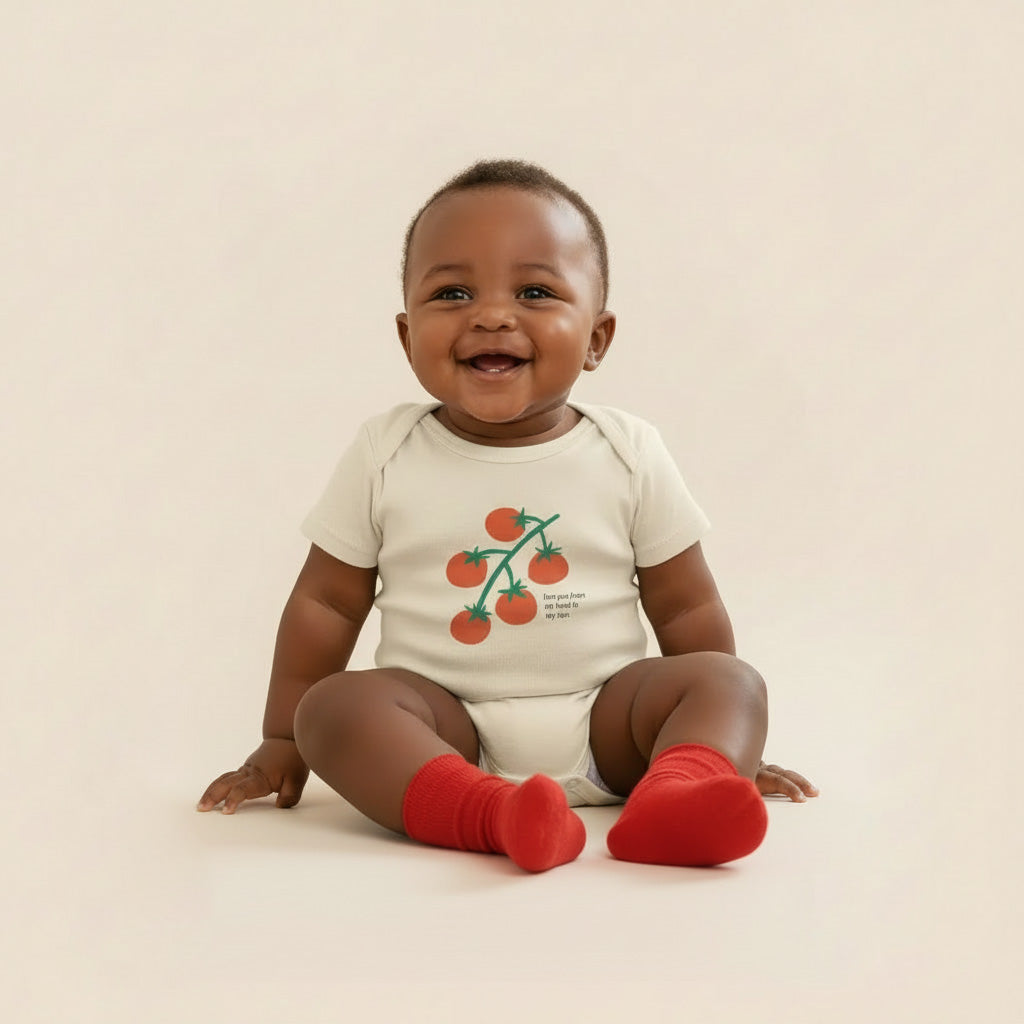 Tomato Organic Cotton Baby Onesie